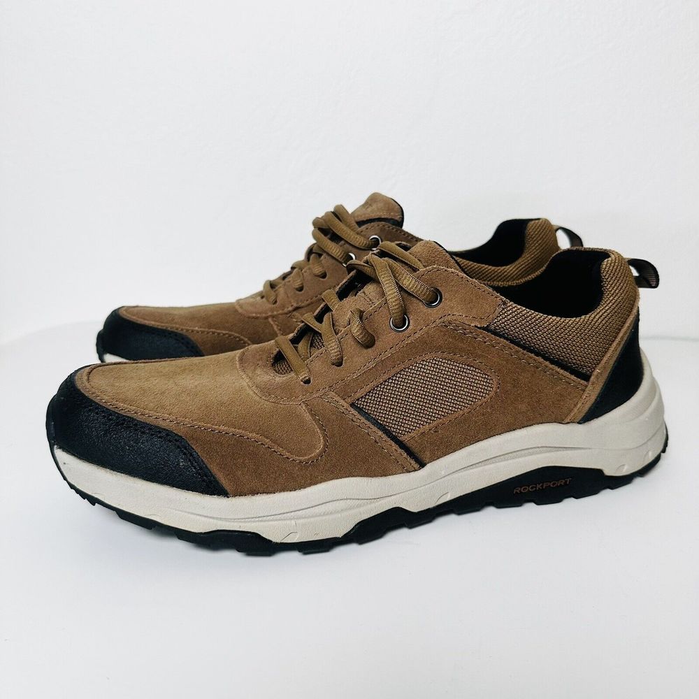 Rockport Sneaker Mens US 9.5 M Brown Vicuna SDE XCS Birchfield Ubal Casual